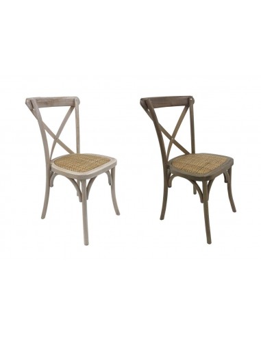 Cadeira CROSS Bistro, empilhável, faia, assento de rattan