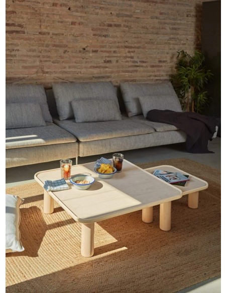 Teulat Nest 80 mesa nido de centro, freno natural Teulat Nest 80 mesa nido de centro, freno natural