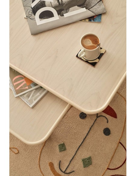 Teulat Nest 80 mesa nido de centro, freno natural Teulat Nest 80 mesa nido de centro, freno natural