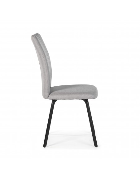SILLA PRETTY tejido, metal negro. SILLA PRETTY tejido, metal negro.