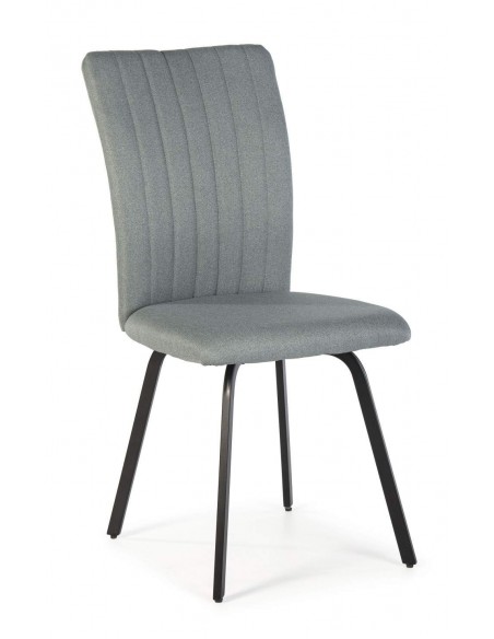 Cadeira contemporânea bonita, tecido, metal preto. Cadeira contemporânea bonita, tecido, metal preto.