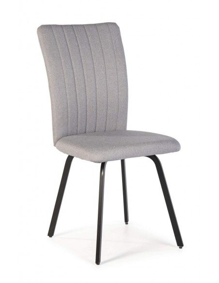 Cadeira contemporânea bonita, tecido, metal preto. Cadeira contemporânea bonita, tecido, metal preto.