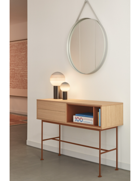 Teulat consola recibidor minimalista YOKO 120x35, TEJA , ROBLE. Teulat consola recibidor minimalista YOKO 120x35, TEJA , ROBLE.