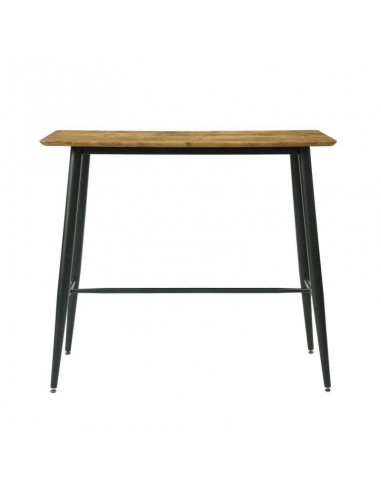 Mesa INTRA, alta, metal, tapa vintage, 120 x 60 cms.