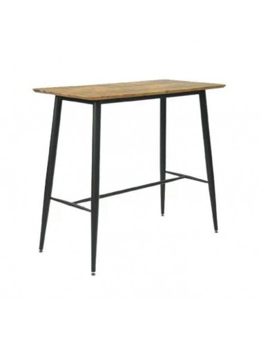 Mesa INTRA, alta, metal, tampo vintage, 120 x 60 cm.