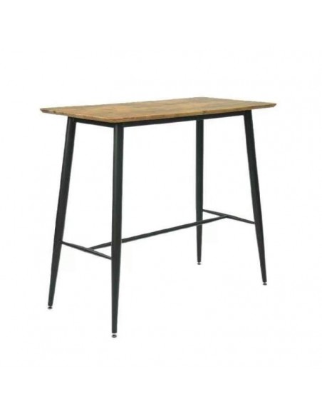 Mesa INTRA, alta, metal, tampo vintage, 120 x 60 cm.