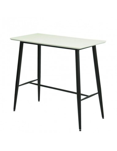Mesa INTRA, alta, metal, tapa blanca, 120 x 60 cms.