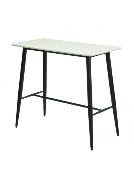 Mesa INTRA, alta, metal, tampo branco, 120 x 60 cm. Mesa INTRA, alta, metal, tampo branco, 120 x 60 cm.