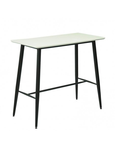 Mesa INTRA, alta, metal, tapa blanca, 120 x 60 cms.