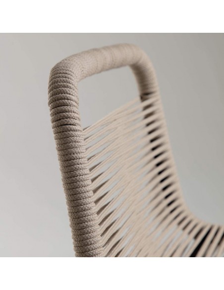 GLENVILLE Taburete gris altura 88 cm.