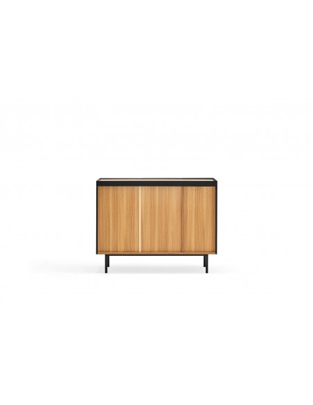 TEULAT APARADOR ARISTA 110x40, gavetas Interiores lacado preto.