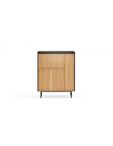 TEULAT MUEBLE AUXILIAR ARISTA, BOTELLERO NEGRO.