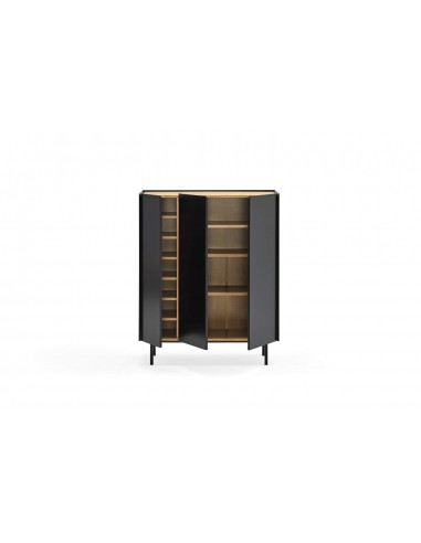 TEULAT MUEBLE AUXILIAR ARISTA, BOTELLERO NEGRO.