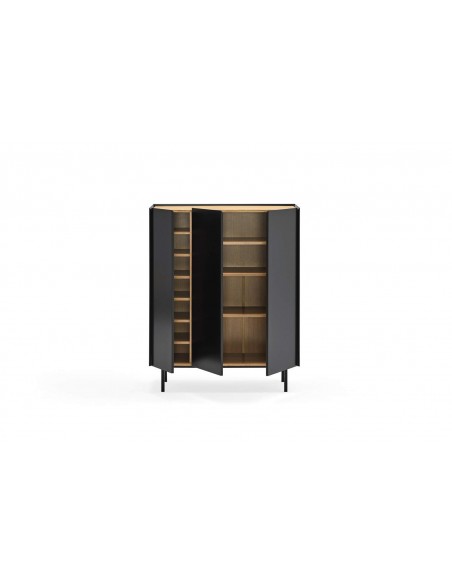 TEULAT MUEBLE AUXILIAR ARISTA, BOTELLERO NEGRO.