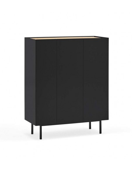 TEULAT MUEBLE AUXILIAR ARISTA, BOTELLERO NEGRO.