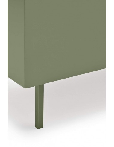 TEULAT MUEBLE AUXILIAR ARISTA, BOTELLERO INTERIOR LACADO EN VERDE.