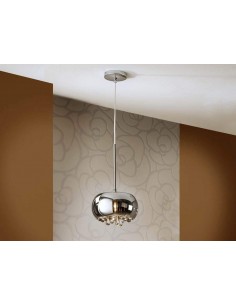 Schuller Lámpara Colgante Argos Cromo 1l