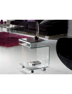 SCHULLER MESA AUX. GLASS TRANSPARENTE.