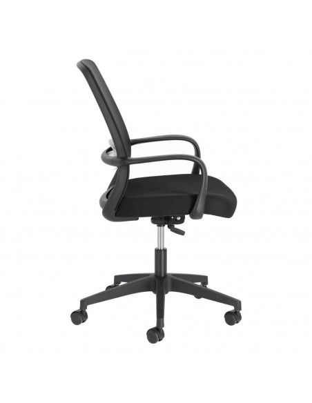 Silla de escritorio MELVA, tejido,polipropileno y acero.
