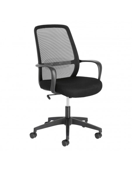 Silla de escritorio MELVA, tejido,polipropileno y acero.