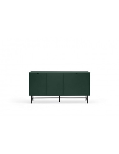 TEULAT APARADOR ponto 150X47, DM lacado verde e metal preto