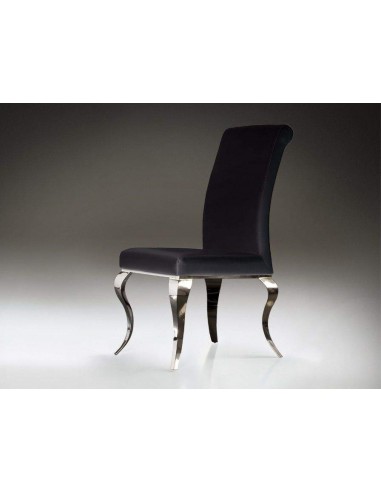 SCHULLER SILLA BARROQUE ACERO NEGRA