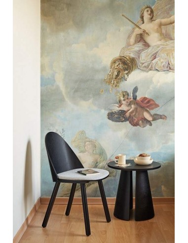 TEULAT DESIGN CADEIRA UMA,cor preta