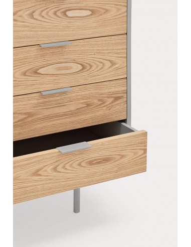 Aparador Teulat SIERRA 160x47, MDF lacado cinza...