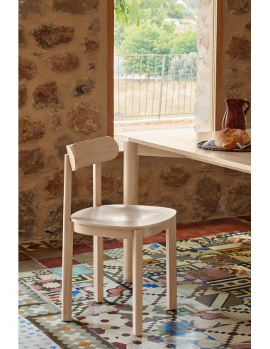 TEULAT SILLA DE DISEÑO NARA, fresno