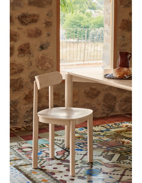 TEULAT SILLA DE DISEÑO NARA, fresno