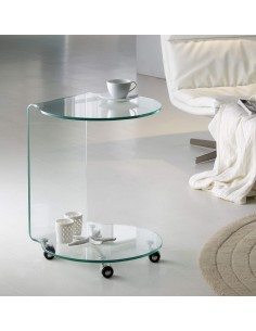 Schuller MESA AUXILIAR GLASS REDONDA