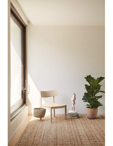 TEULAT BUTACA BAJA DE DISEÑO NARA, fresno