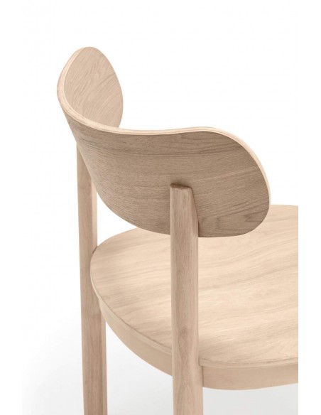 TEULAT BUTACA BAJA DE DISEÑO NARA, fresno