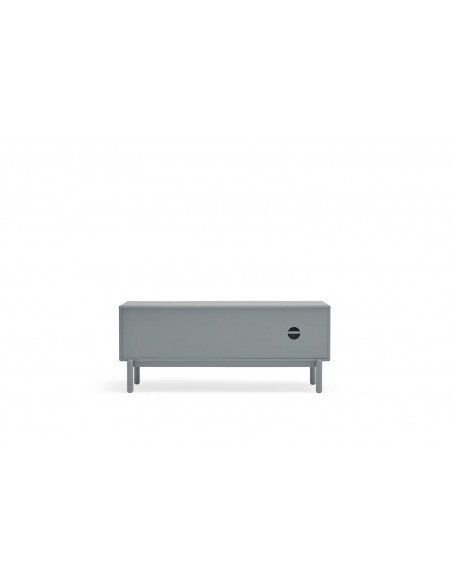TEULAT MUEBLE TV CORVO 140x40, MDF lacado GRIS PERLA