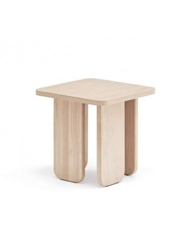 TEULAT MESA AUXILIAR ARQ 48 x 48 cm color fresno natural.