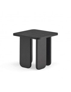 TEULAT MESA AUXILIAR ARQ 48 x 48 cm color negro.