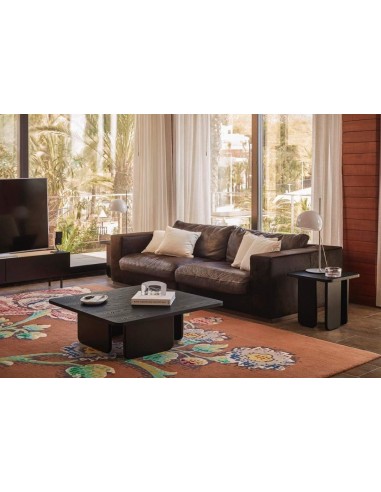 MESA ASSISTENTE TEULAT ARQ 100x100 cm cor preto.