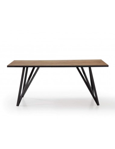 MESA DESIGN MYLA 180X90 melamina carvalho