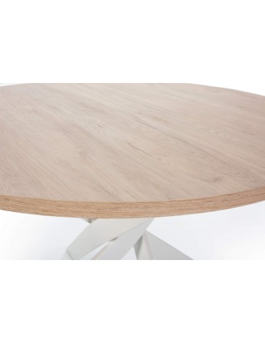 MESA REDONDA THER 120, melamina SAHARA e metal...
