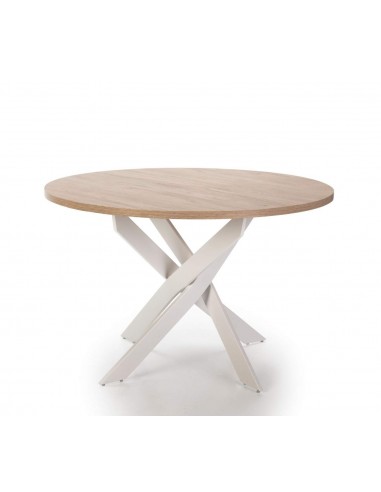 MESA REDONDA THER 120, melamina SAHARA e metal...