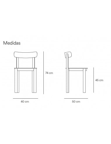 CADEIRA DE DESIGN TEULAT NARA, freixo com...