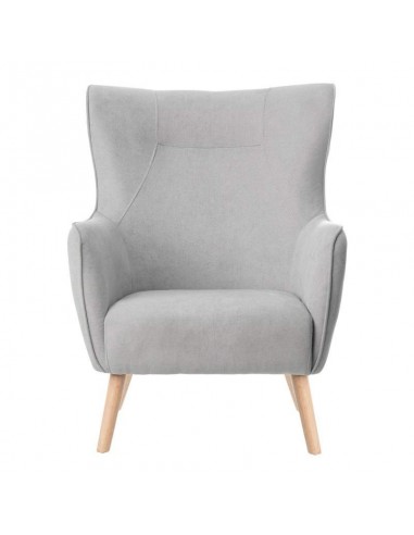 Poltrona design MUNICH em tecido mostarda, pié...