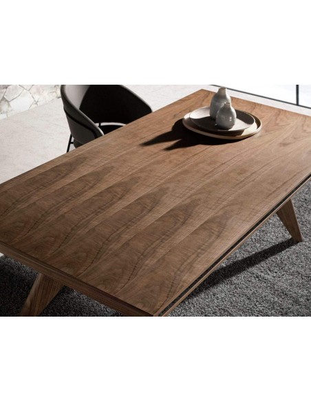 ANGEL CERDA 1080 MESA DE JANTAR 220 x 110, MADEIRA DE NOGUEIRA