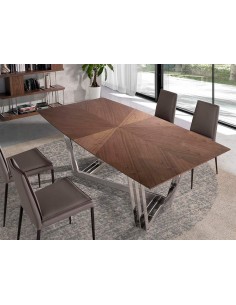 Angel Cerdá 1097, mesa comedor 220 x 110, madera Nogal y... 2