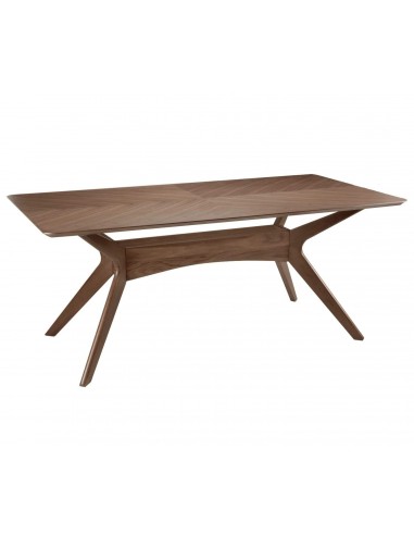 MESA COLONIAL HELGA 140x90, COLOR NOGAL