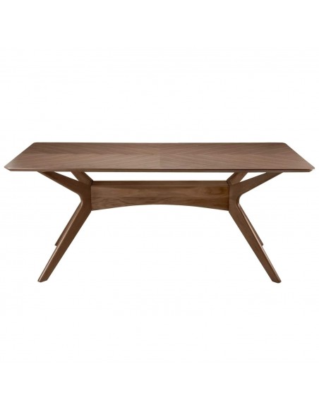 MESA COLONIAL HELGA 140x90, COLOR NOGAL