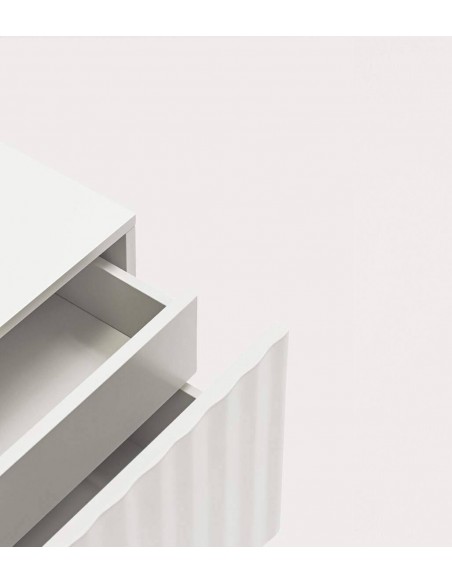 Mesa de cabeceira TEULAT SIERRA 48x35 lacado BRANCO