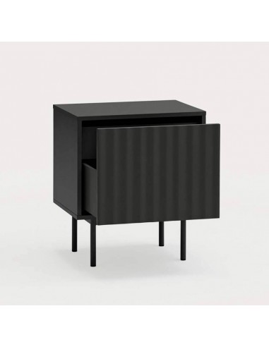 Mesa de cabeceira TEULAT SIERRA 48x35 lacado PRETO