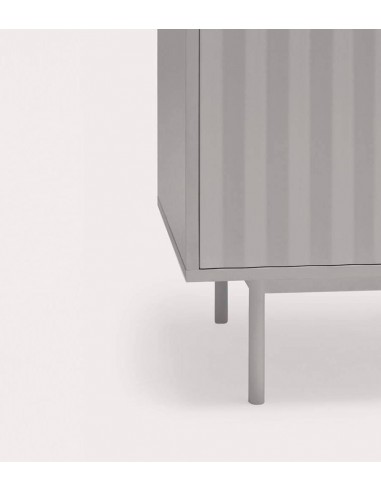 Mesa de cabeceira TEULAT SIERRA 48x35 lacado CINZA