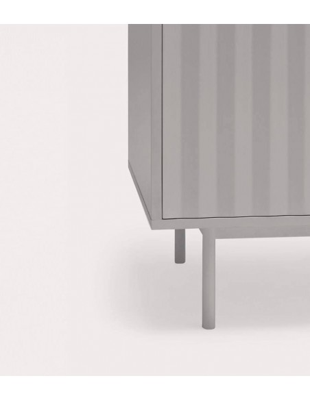 Mesa de cabeceira TEULAT SIERRA 48x35 lacado CINZA